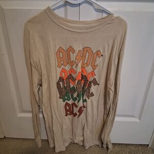 Women's long sleeve AC/DC shirt